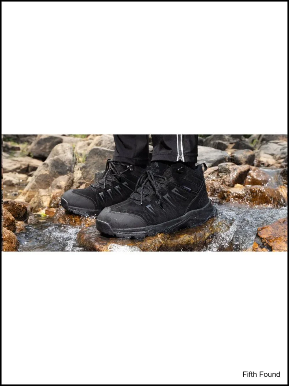 Waterproof Hiking Boots Lightweight Leather Mid Ankle Outdoor Trekking